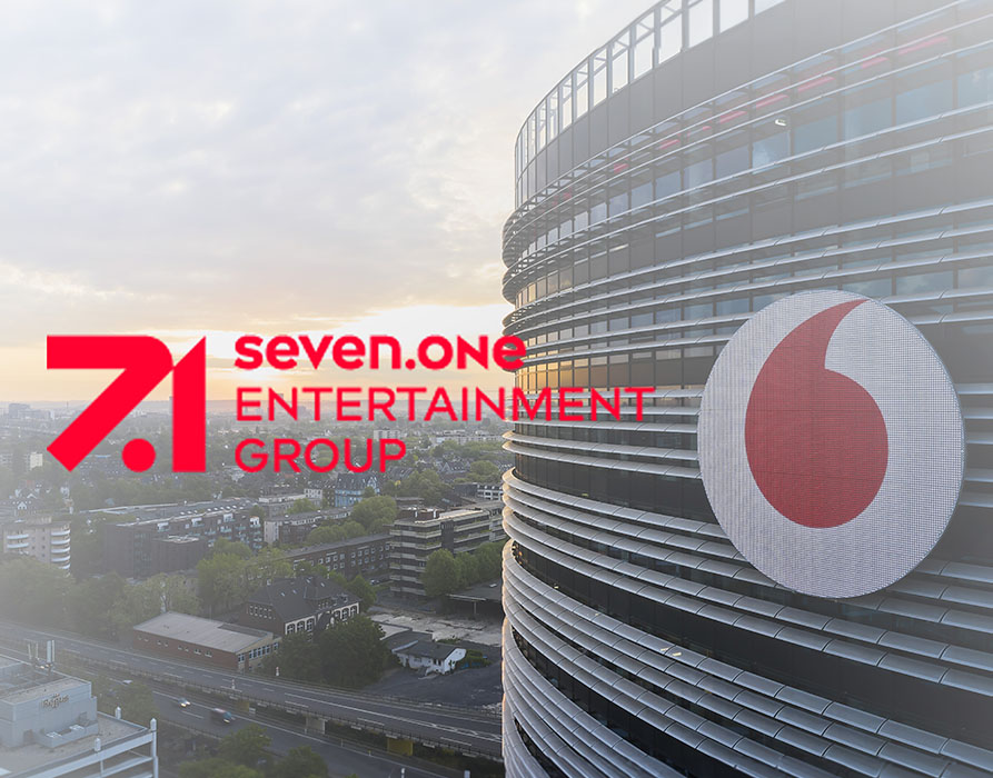Seven.One Entertainment Group und Vodafone bauen Partnerschaft aus © Vodafone + Seven.One Entertainment Group (Foto)