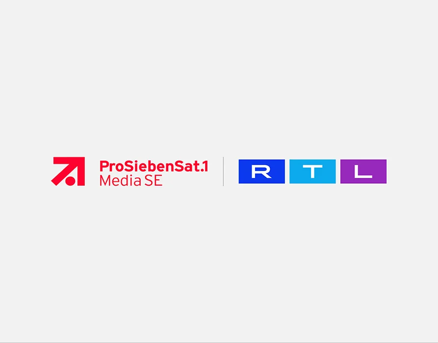 Logos von ProSiebenSat.1 Media SE und RTL (Logo)